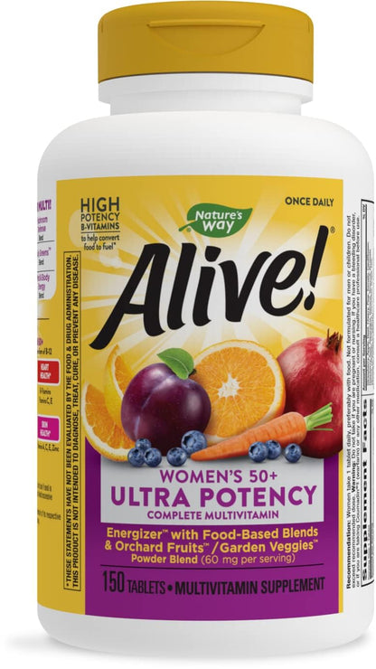 Nature’s Way Alive! Women’s 50+ Ultra Potency Complete Multivitamin