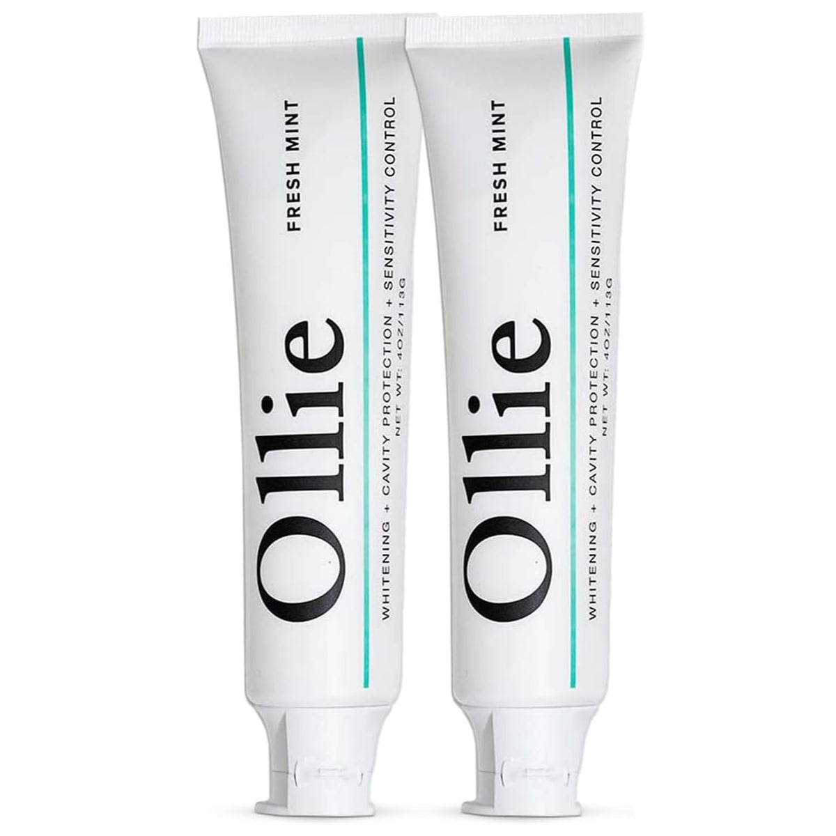 Ollie Toothpaste with Fluoride, 10% Nano Hydroxyapatite, Fresh Mint, 1 Pack