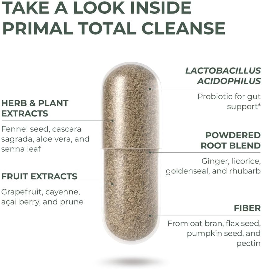 Primal Harvest Cleanse - Daily Supplement, Gluten, Dairy & Soy Free