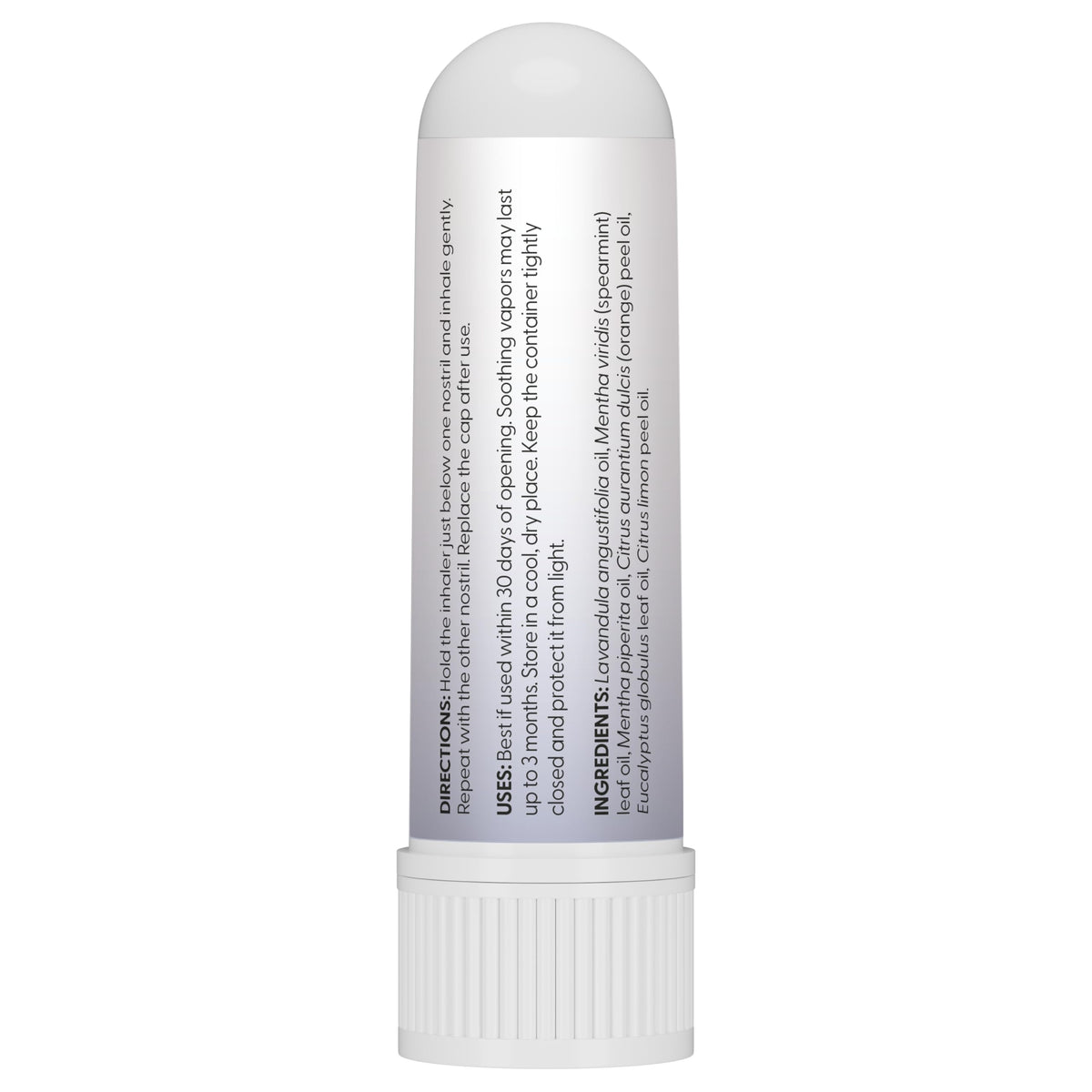 Mint Nasal Stick, Nasal Inhaler, Essential Oil Aromatherapy, 4 Sticks by M3