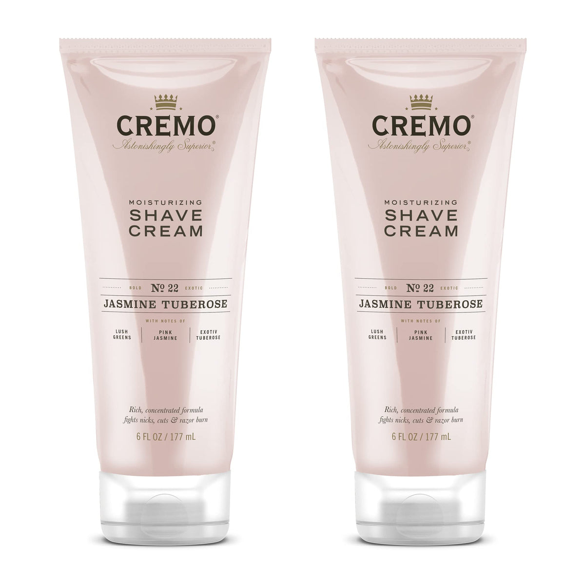 Cremo Jasmine Tuberose (Reserve Collection) Moisturizing Shave Cream, Astonishingly 