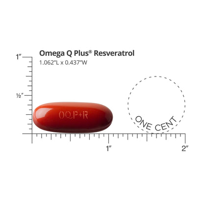 Dr. Sinatra Omega Q Plus Resveratrol - Omega-3 Supplement with CoQ10 and Resveratrol - Promotes Comprehensive Heart and Whole Body Health to Help You Age Well (60 softgels)