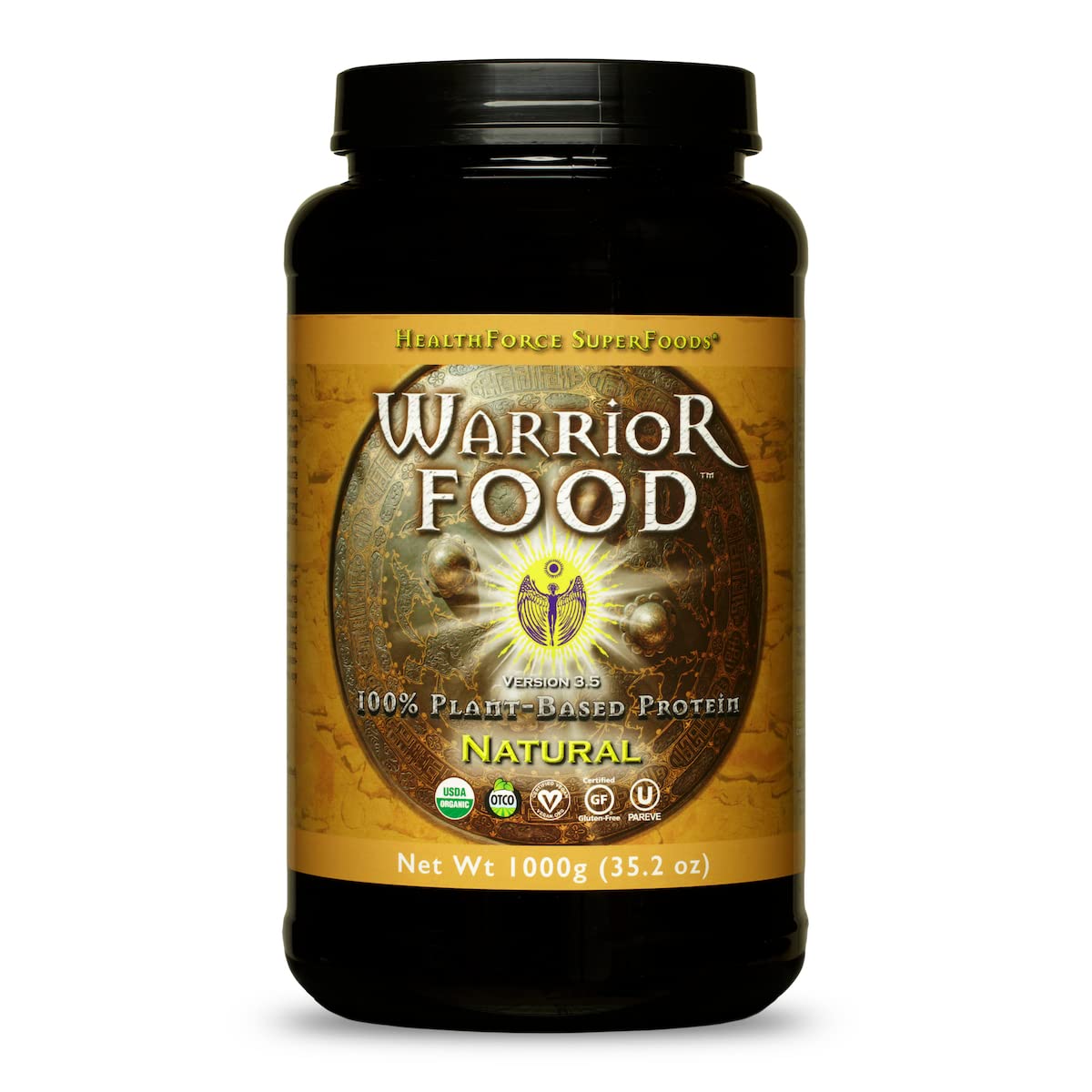 HEALTHFORCE SUPERFOODS Warrior Food Protien Powder - Natural Flavor - 1000 Grams