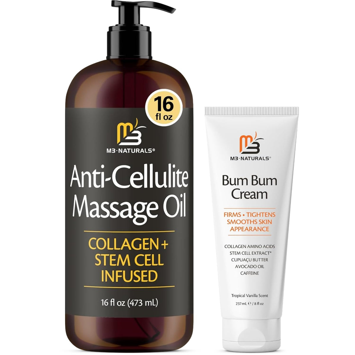 Bum Bum Body Firming Cream & Anti Cellulite Massage Oil for Massage Therapy