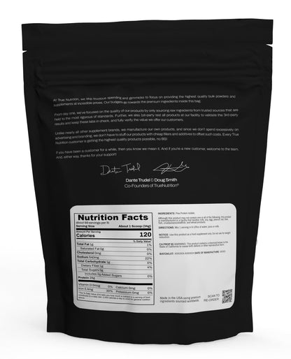 True Nutrition 5LBS Unflavored Pea Protein Powder Isolate - Vegan, Low Fat, Lactose-Free