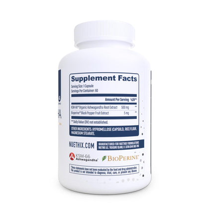NuEthix Formulations Cort-Eaze - Cortisol Supplement - Health Support Supplement with Ashwagandha, L-Theanine & Rhodiola Rosea - Cortisol Reducer for Men & Women, 30 Servings