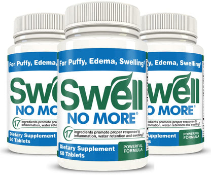 SwellNoMore Pill Natural Diuretic Reduces Edema Swelling, Swollen Feet