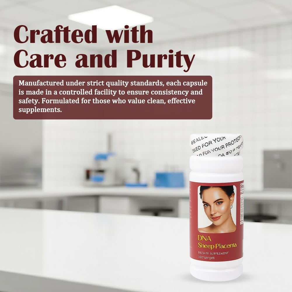 DNA Sheep Placenta, Fish Collagen, Hyaluronic Acid, 100 Caps