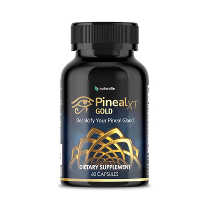 Pineal XT Gold Pineal Gland Supplement, Third Eye Awakening | Focus and Memory Supplement for Brain, 7 Powerful Ingredients Detox and Activate Your Pineal Gland, 30 Count, 1 Daily