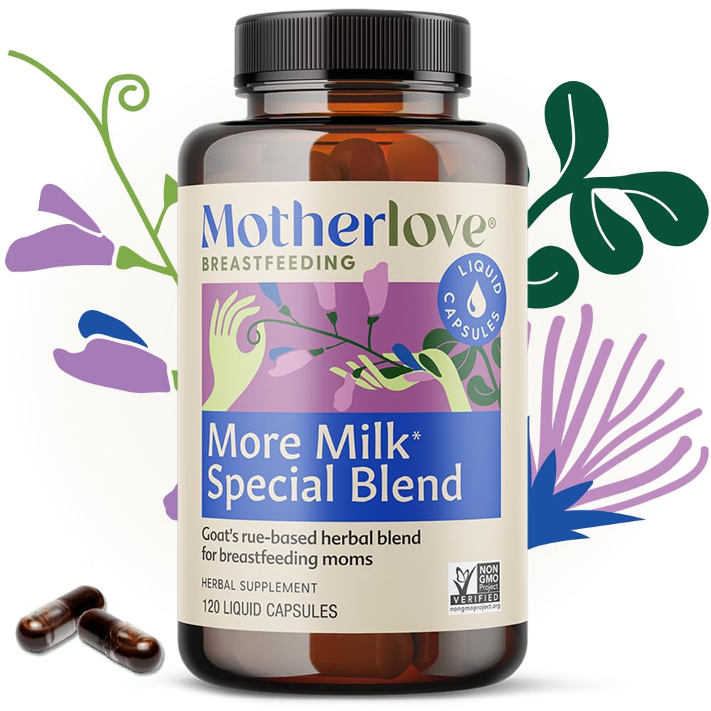 Motherlove More Milk Special Blend (120 Capsule Value Size) Herbal Lactation Supplement