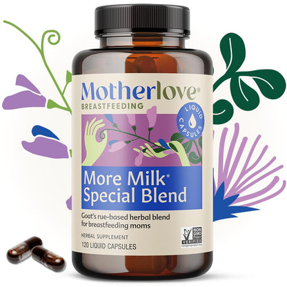 Motherlove More Milk Special Blend (120 Capsule Value Size) Herbal Lactation Supplement