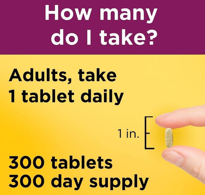 Nature Made Multivitamin for Him, Mens Multivitamins with No Iron, Daily Nutritional Support, Nature Made Multi Mens Vitamins & Minerals, 300 Tablets, 300 Day Supply