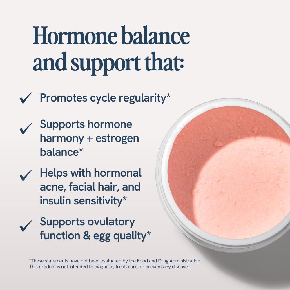 Happy V Ovarian Support for Women with Myo-Inositol & D-Chiro-Inositol 40:1| Ratio, DIM, CoQ10 & Folate | Hormone Balance, Cycle Regularity, Egg Quality & PCOS Support