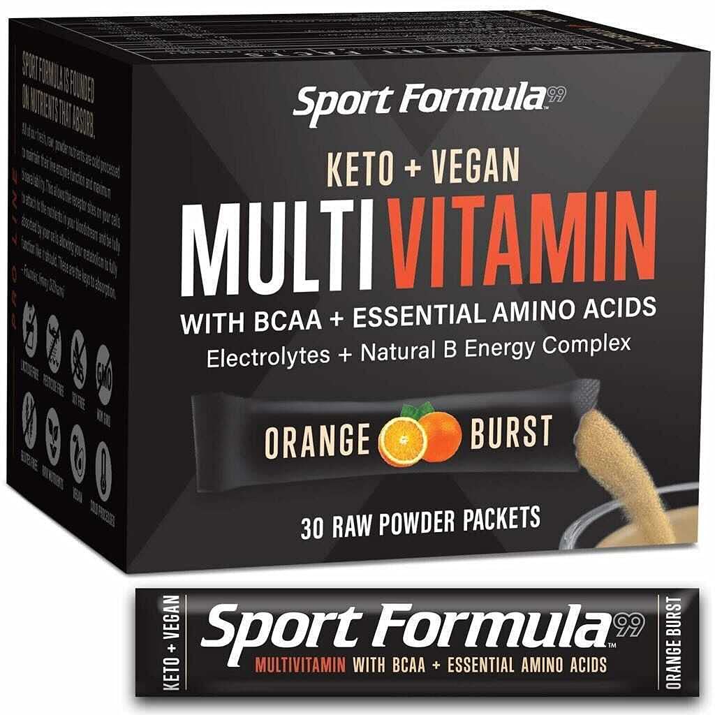 Vegan Superfood Daily Keto MultiVitamin for Men and Women BCAA BCCA Amino Acid 