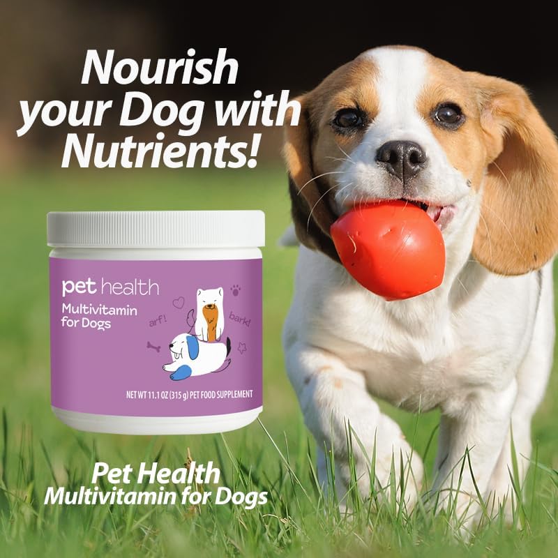 Pet Health Multivitamin for Dogs - Daily Dog Vitamins, Beef, 90 Servings