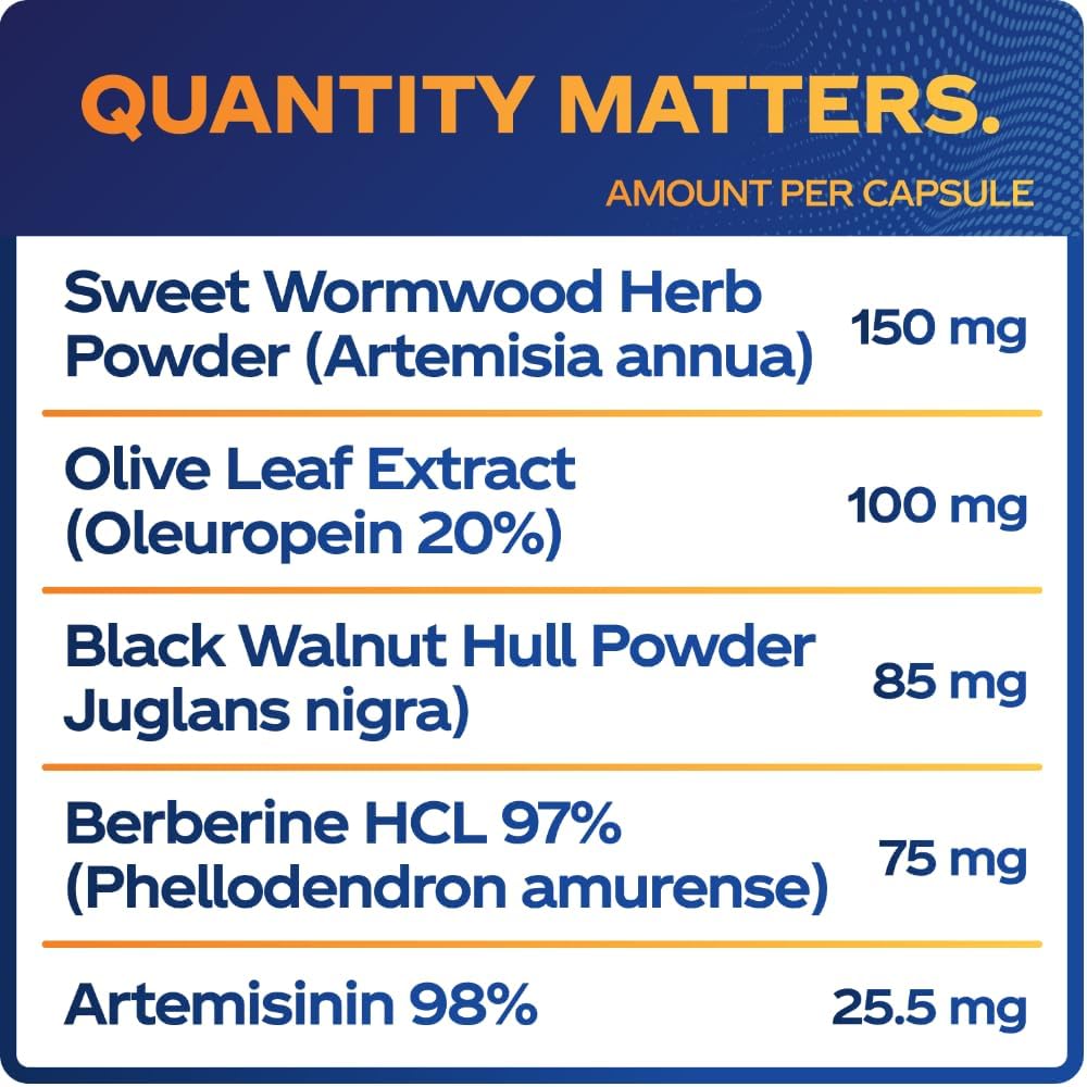 para-X para Cleanse Digestive Support Capsules – Black Walnut Hull, Wormwood, Artemisinin, Berberine, Olive Leaf | Herbal Formula for Adults | 90 Veggie Caps para-X
