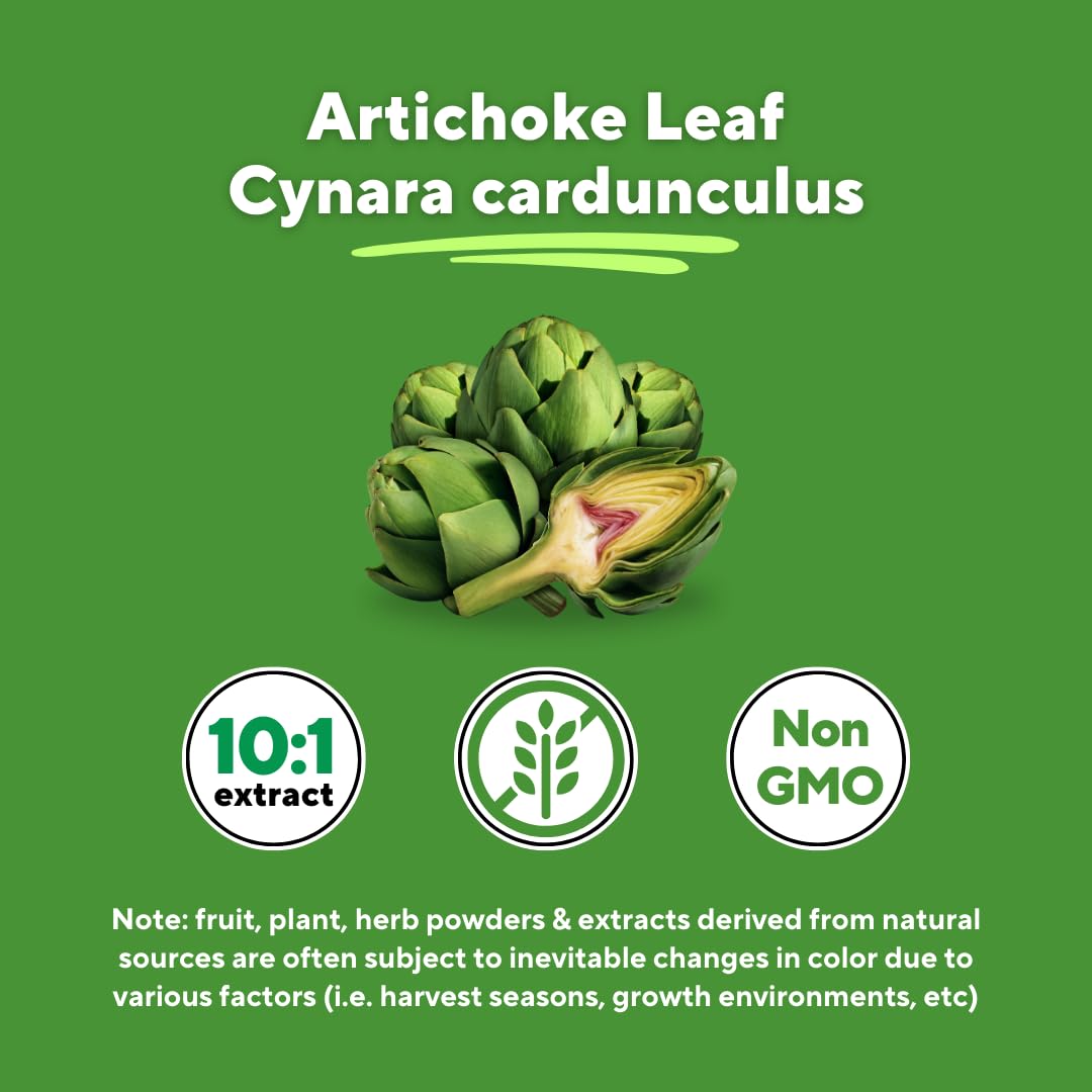 Vitapia Organic Artichoke Extract Supplement - Liver Cleanse Detox & Repair, Liver Health, Digestion, Antioxidant Support - 120 Vegan Capsules, Non GMO, Gluten Free
