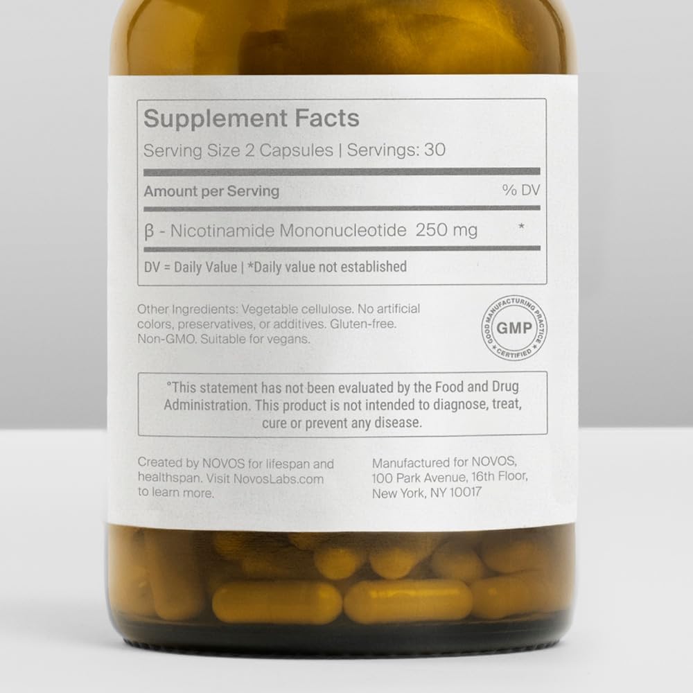 Novos Core Orange + Boost NMN “Cellular Repair Duo” – Longevity Drink Mix + NMN Capsules | Energy, Cellular Repair & DNA Support
