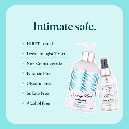Coochy Plus Intimate Shaving Complete Kit - COCO ALLURE & Organic After Shave Protection