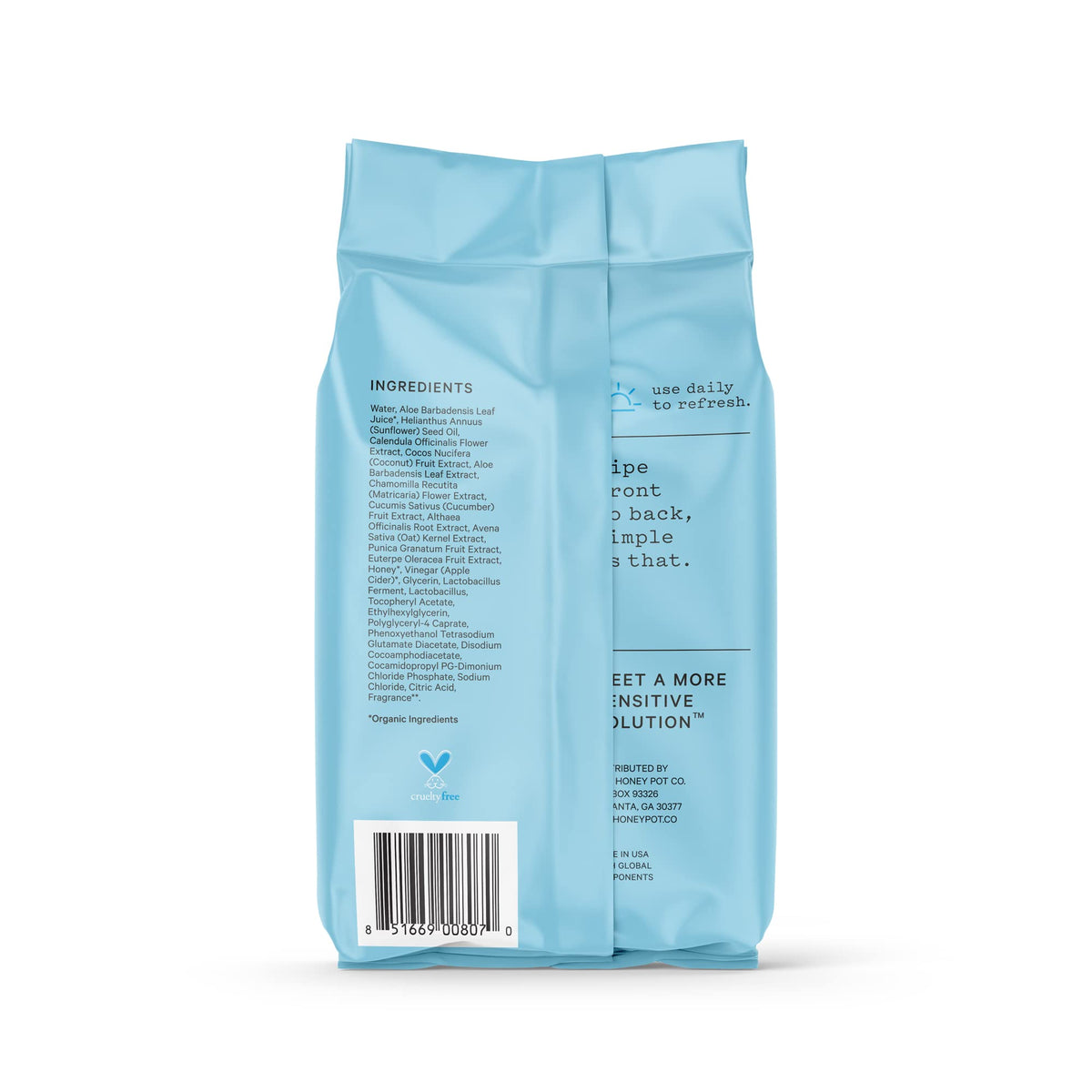 The Honey Pot Company - Feminine Wash & Feminine Wipe Bundle - Includes Unscented Ph Balance