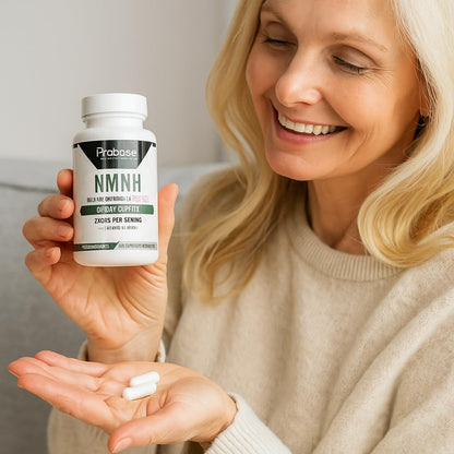 Uthpeak NMNH NAD Supplement 250mg - Recommended Dose for Healthy Aging, a Memory Focus Supplement for Cognitive Function Support (60 Capsules) - Alternative to NR, NAD, Quercetin and Fisetin
