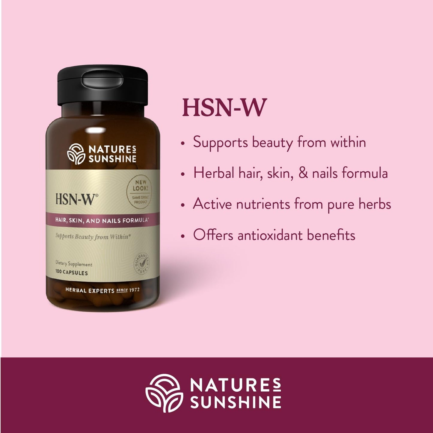Nature's Sunshine HSN-W, 100 Capsules