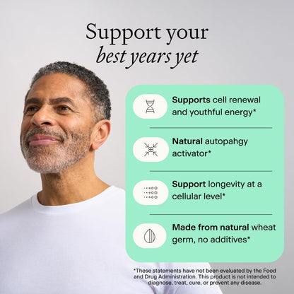 OMRE Spermidine Supplement (10mg of Non-Synthetic Spermidine) - 3rd-Party Tested 1000mg Wheat Germ Extract Standardized to No Less Than 1% - 10mg of Natural Spermidine per Serving