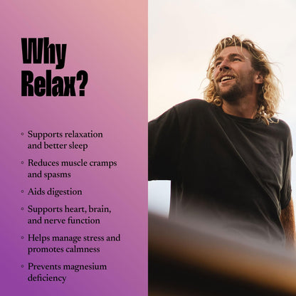 SALTT Relax Drops Magnesium Mineral Supplement, Unflavored, 8.3 oz