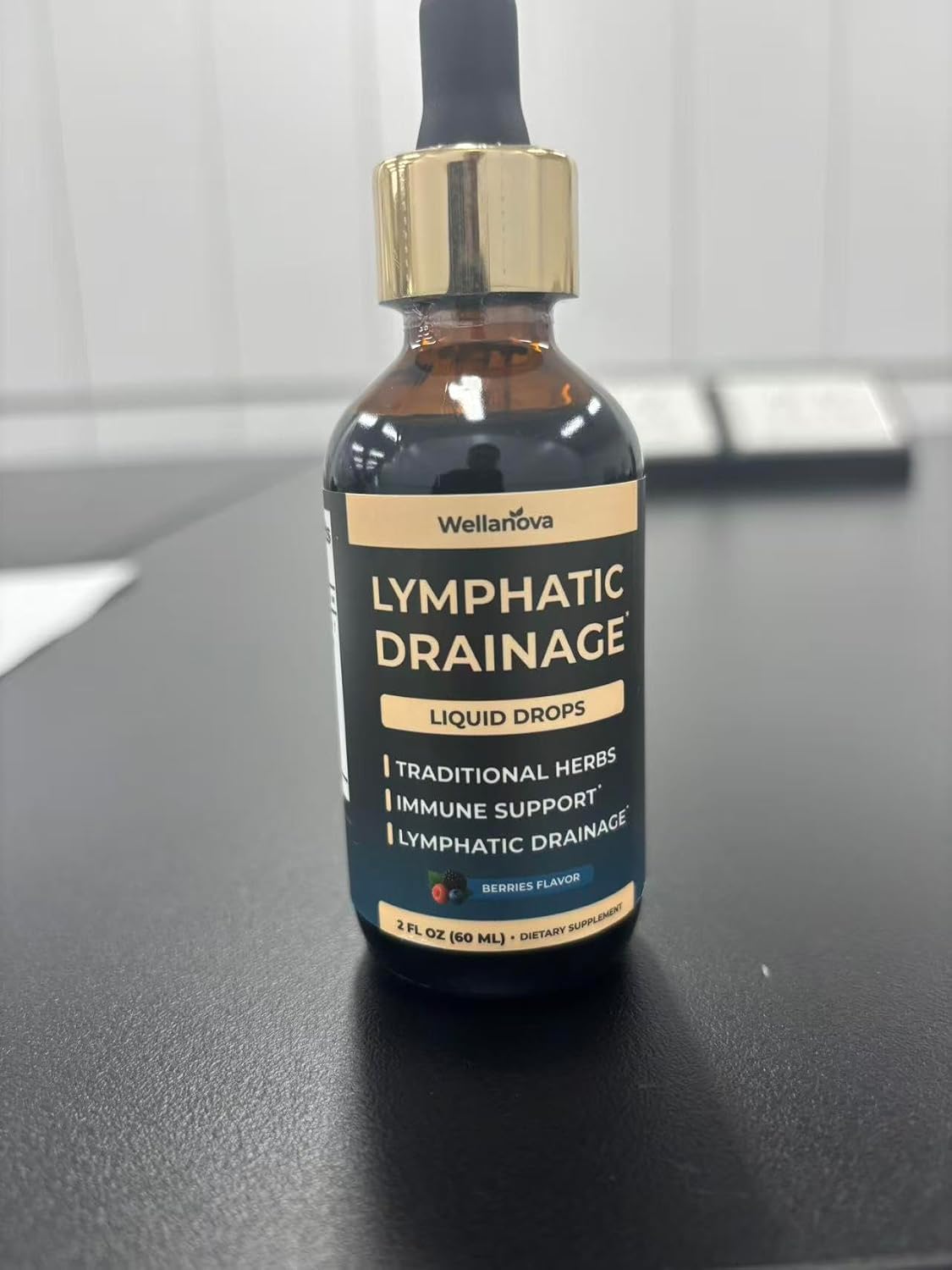Lymphatic Drainage Support Drops - Supplement for Lymphatic Support | 10-in-1 Herbal Blend Complex With Burdock, Dandelion, Elderberry, 2 Fl Oz