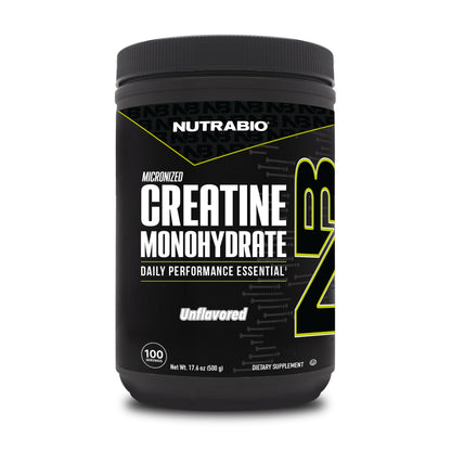 NutraBio Pure Micronized Creatine Monohydrate Powder Supplement, Unflavored, (300 g) - Supports Bulk Muscle Energy, Recovery, and Strength - HPLC Tested Creatine Powder Supplement for Men and Women