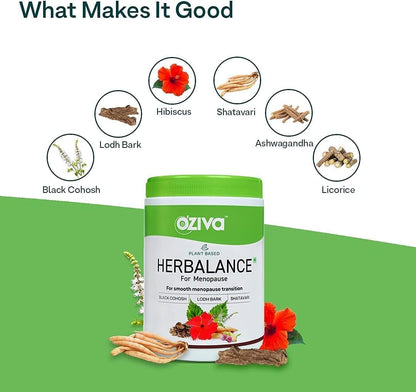 SSAR Plant Based HerBalance Menopause Relief Drink (with Black Cohosh, Lodh Bark & Licorice)