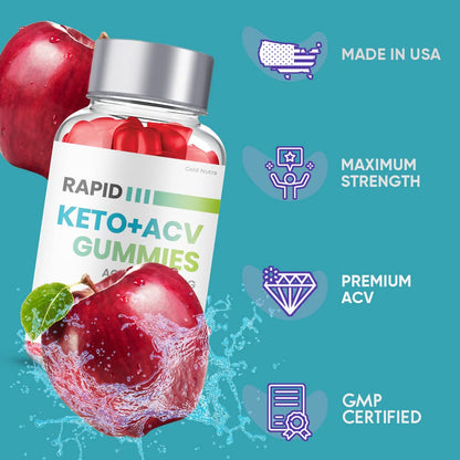 Rapid Keto ACV Gummies, Rapid Keto + ACV Gummies, Weight Management Advanced