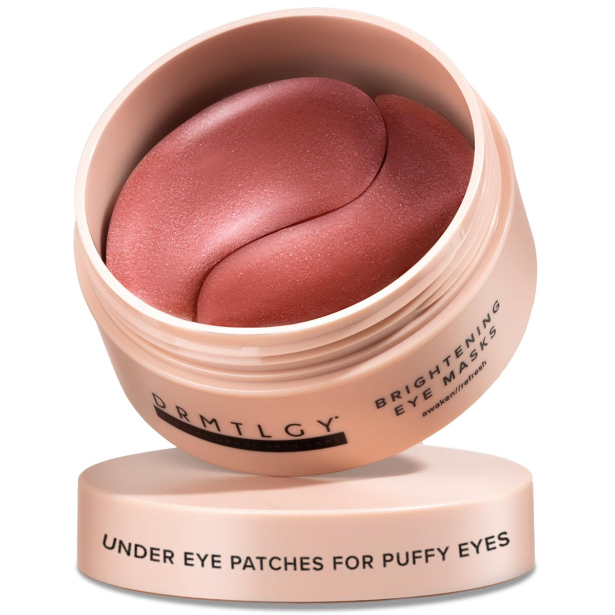 DRMTLGY Brightening Eye Masks - Caffeine Eye Masks for Dark Circles and Puffiness 