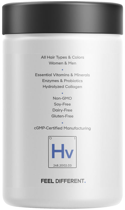 Codeage Hair Vitamins 10000 mcg Biotin, Keratin, Collagen, Vitamin A, B12, C, D3, E, Zinc, Turmeric, Probiotics, Enzymes, Inositol - Hair Care Support - Healthy Hair Supplement Pills - 120 Capsules