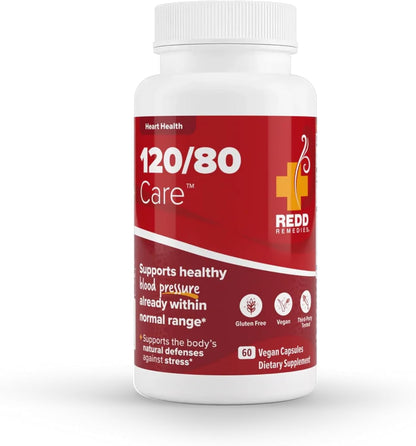 Redd Remedies Nerve Shield, 60 Capsules, and 120/80 Care, 60 Capsules