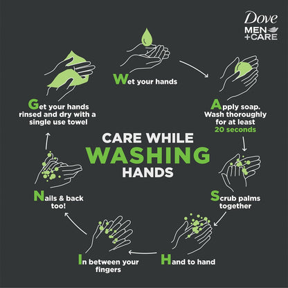 Dove Men+Care Soap Bar, Extra Fresh Scent 4-Pack – Hydrating 3-in-1 Body, Hand, and Face Cleanser for Men, 2.6 Oz Ea