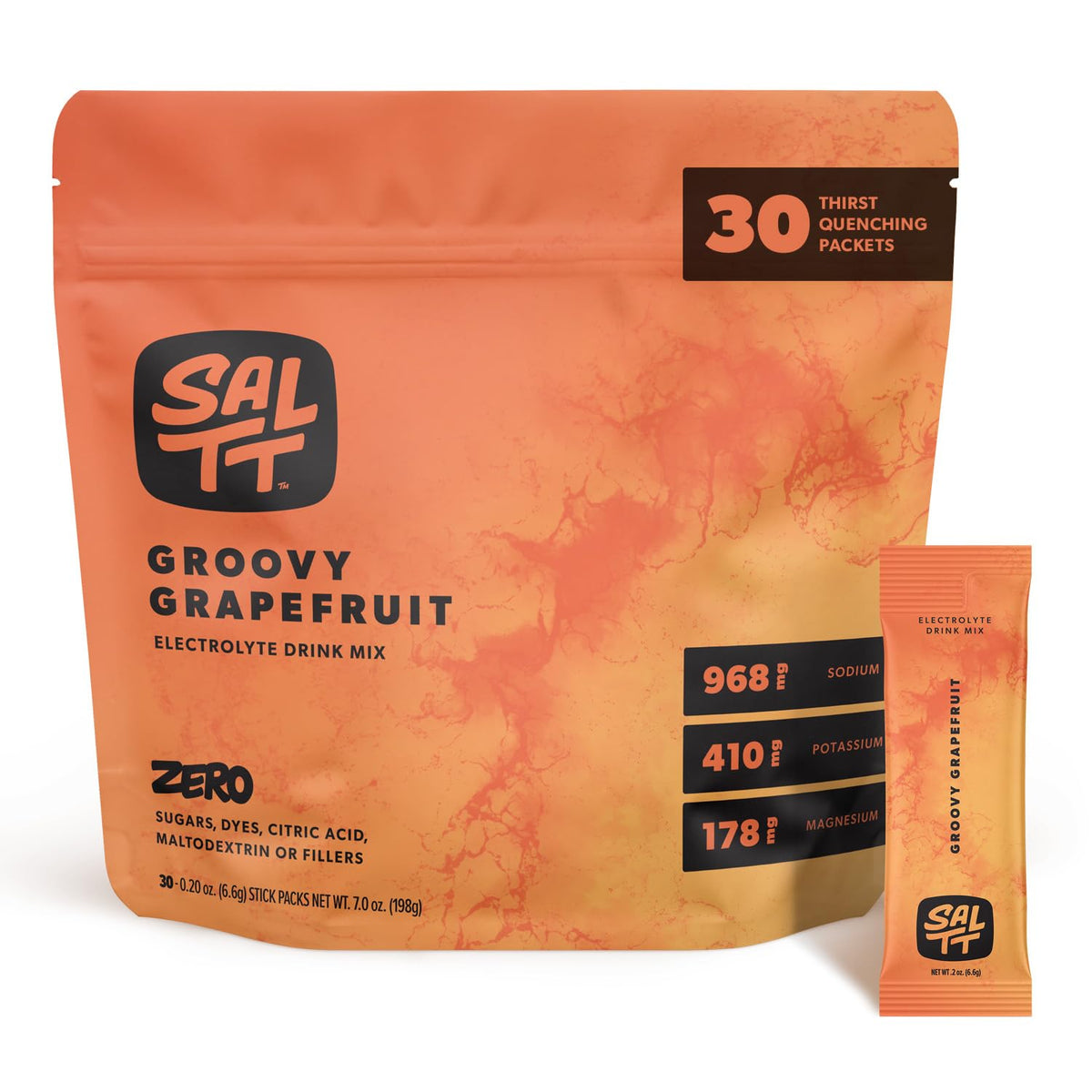 SALTT Electrolyte Packets - Clean Slate (30 Sticks) - Zero Sugar