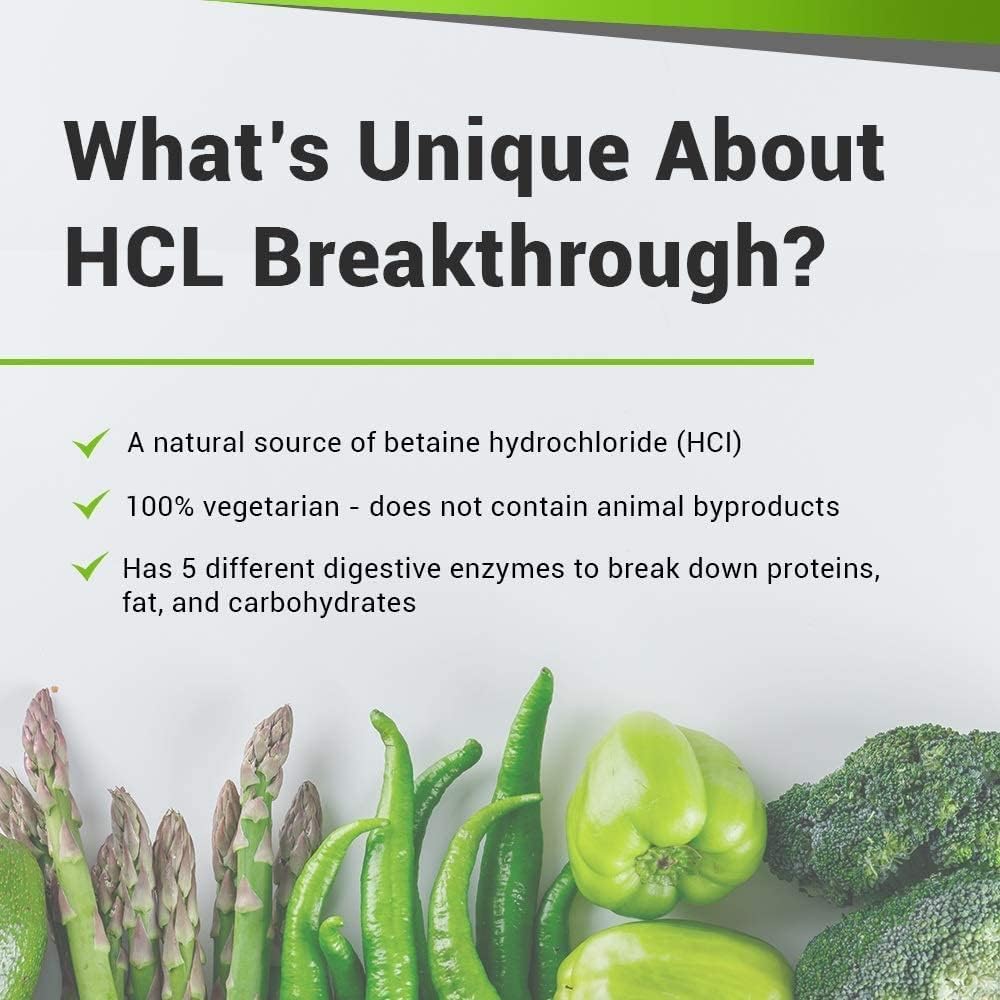BiOptimizers - Magnesium Breakthrough (60 Capsules) and HCL Breakthrough (90 Capsules) Supplement Bundle