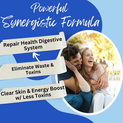 BioImmune Slimtox™ Organic 15 Day Colon Cleanse & Detox for Flat Stomach Less Bloat & LBS w/Probiotics - Constipation Relief - Flushes Toxins, Boosts Energy