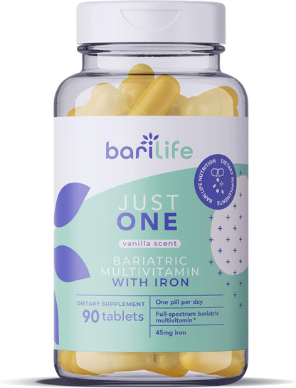 Bari Life Post-Op, Gastric Sleeve, Gastric Bypass Vitamin and Supplement Starter Kit (Grape)