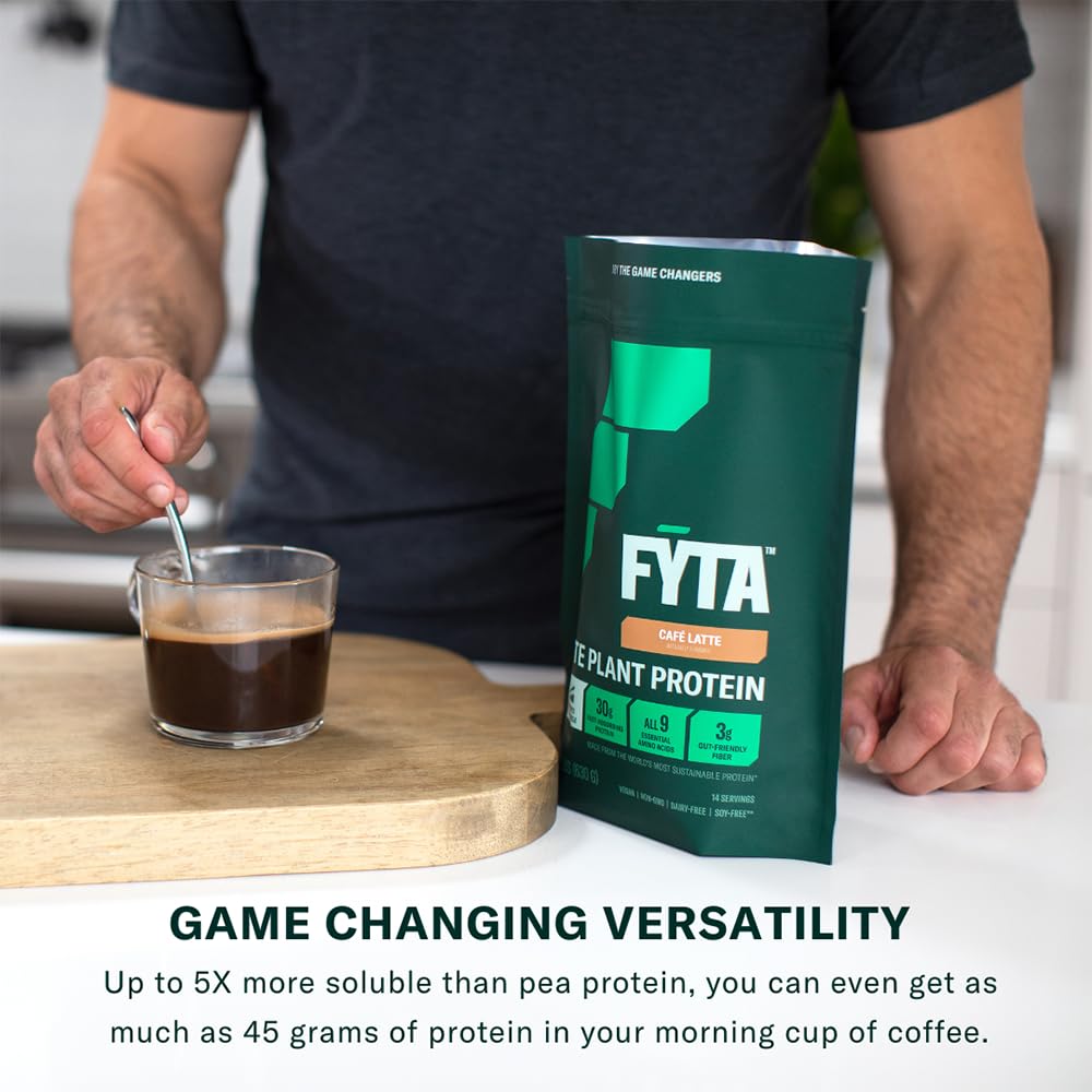 FYTA Vegan Protein Powder - Chocolate Plant Based Protein Powder with Better Taste