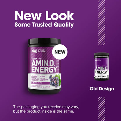Optimum Nutrition Amino Energy - Pre Workout with Green Tea, BCAA, Amino Acids