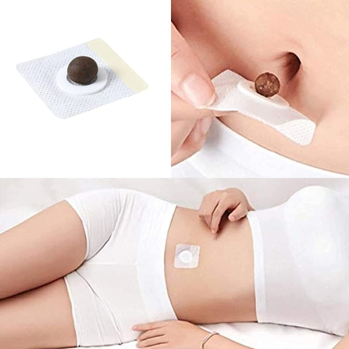 Mugwort Belly Patch,Moxibustion Belly Button Patch for Men and Women 30Pcs/Box