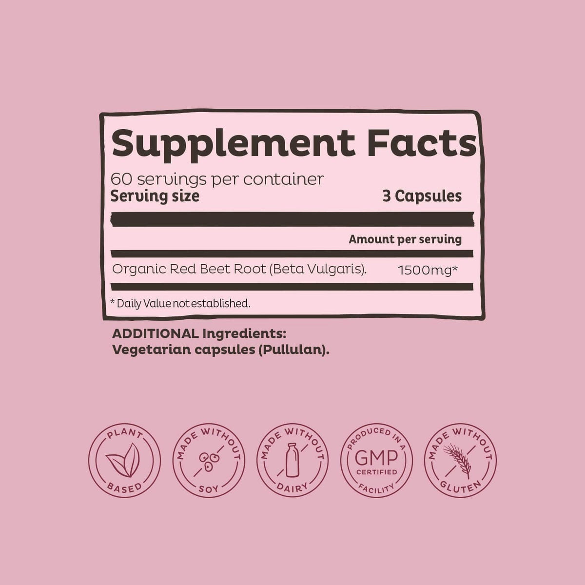 KOS Organic Beet Root Powder + Organic Beet Root Capsules Bundle
