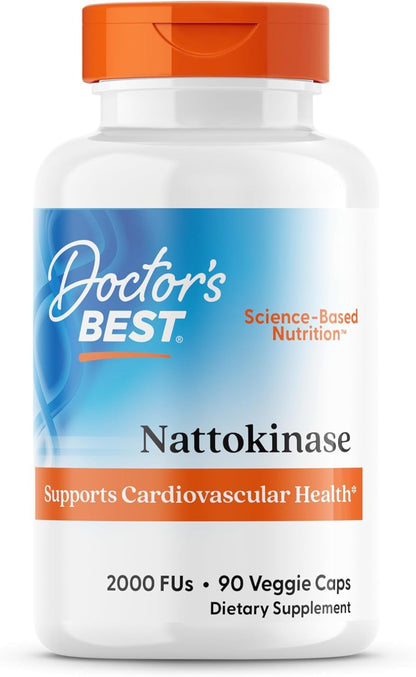 Doctor's Best Nattokinase, Non-GMO, Vegan, Gluten Free, 270 Veggie Caps