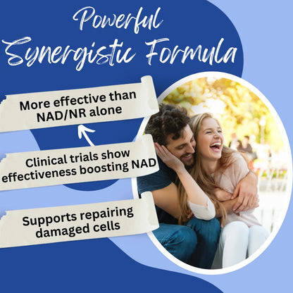 BioImmune NAD+ Supplement. Exclusive Formula w/Patent Pending RiboYOUNG™. Nicotinamide Riboside, Quercetin, Resveratrol, Betaine NRF2 Activator. Youthful Aging True NAD Supplement