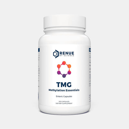 Renue By Science TMG | High Strength TMG Supplements | 120 Trimethylglycine Capsules - 900mg TMG per Serving with Vitamin B12 Vitamin B6 Folate & Zinc | Made in the USA & Third-Party Tested