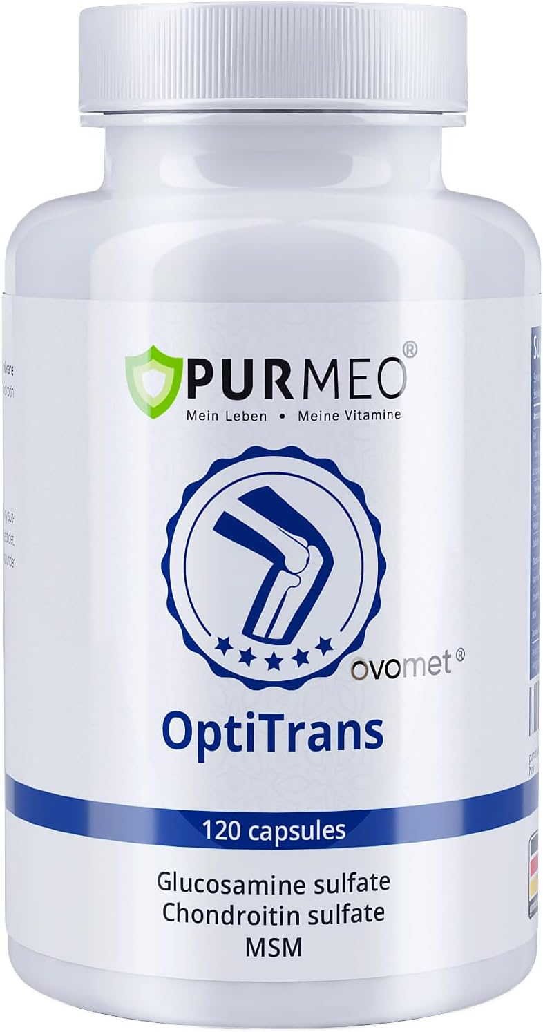 5-Day Fast-Acting Glucosamine Chondroitin MSM for Joint & Cartilage Health | Lower Purine Risk, 200mg OVOMET Eggshell Membrane, 80% Less Marine Glucosamine, Regulated by German Pharmacies, Traceable PZN