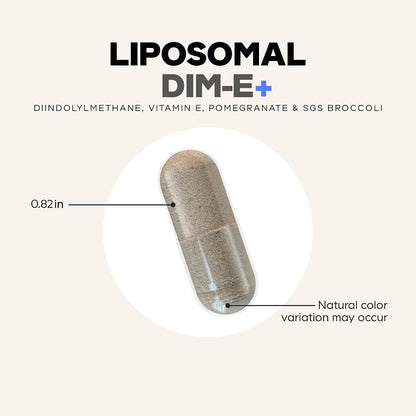 Codeage Liposomal DIM Supplement - 4 Months Supply of DIM Vitamins and SGS, Pomegranate, Broccoli, Vitamin E Isomers Tocopherols Alpha Beta Gamma Delta - Liposomal Formula - Gluten-Free - 120 Capsules