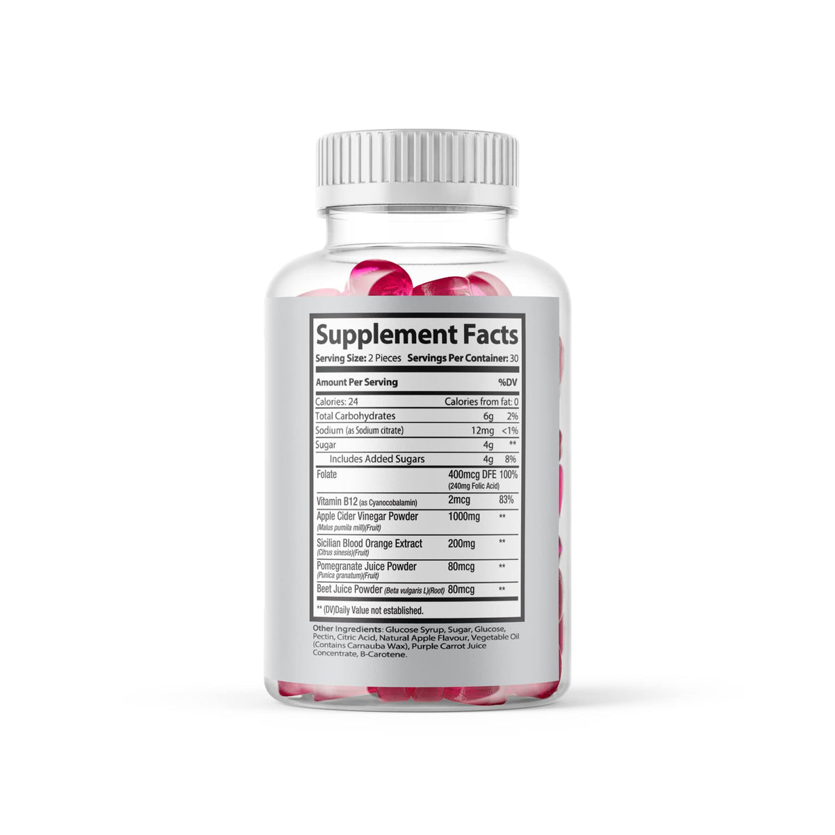 Max-Bio Slimming Gummies It Works with Apple Cider Vinegar and Sicilian Blood Orange Extract